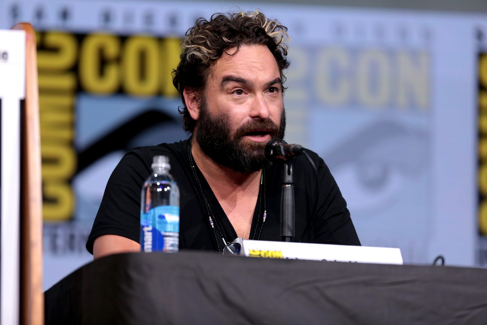 Johnny Galecki at San Diego Comic-Con in 2017, years before he welcomed his two children