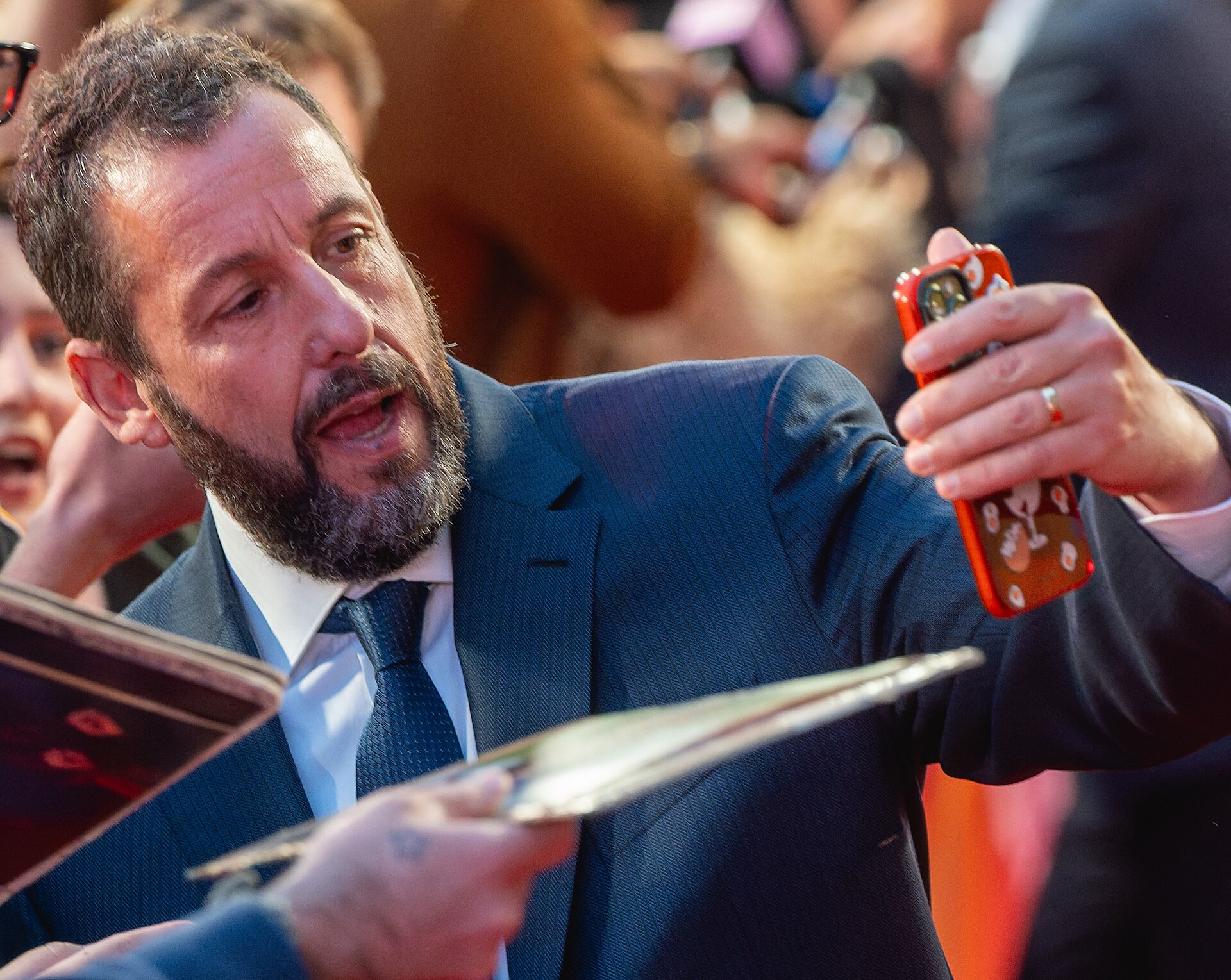 Adam Sandler photographed in 2025