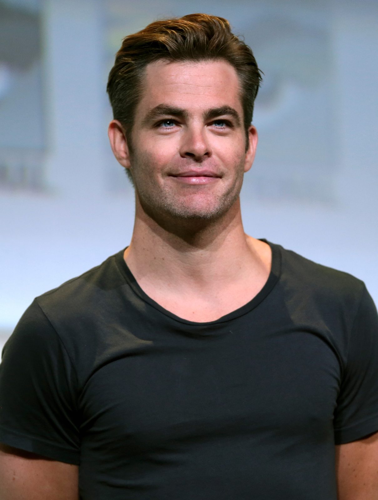 Chris Pine photographed at a film event