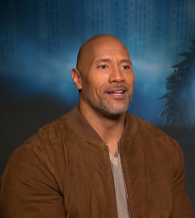 Dwayne Johnson photographed in 2018