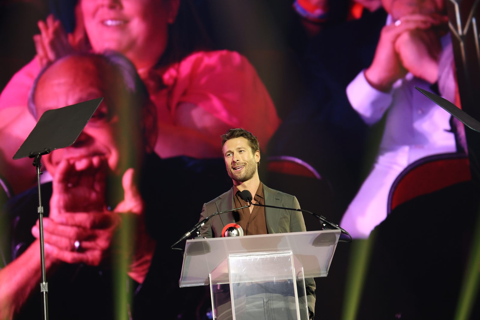 Glen Powell at CinemaCon 2025 in Las Vegas