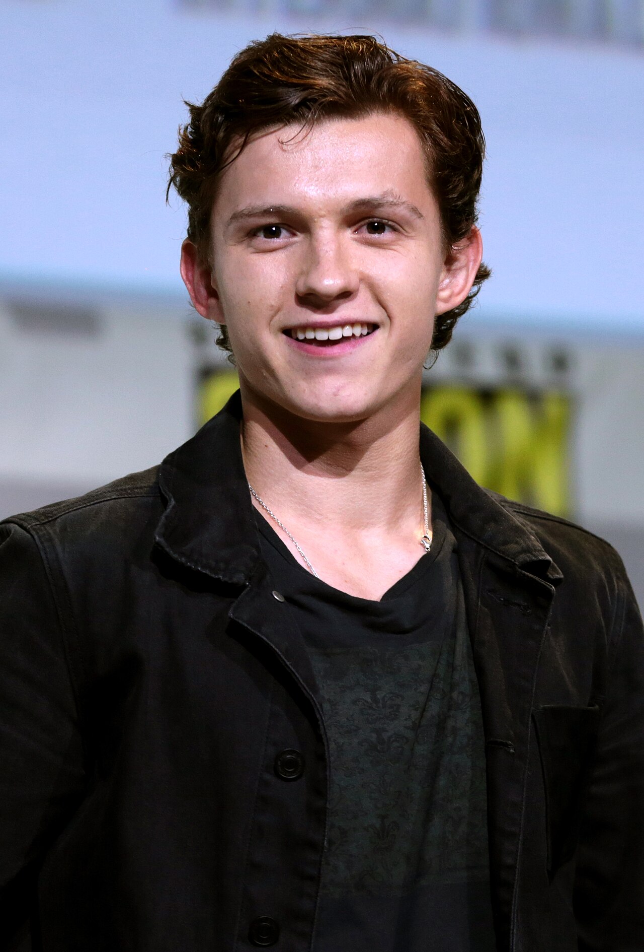 Tom Holland photographed at a film premiere