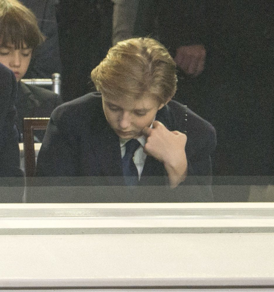 Barron Trump, the 20-year-old son of Donald and Melania Trump