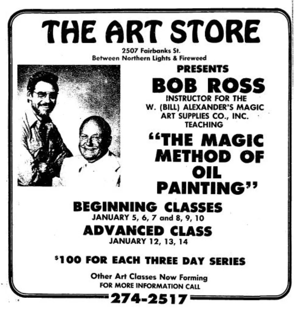 Portrait of Bob Ross