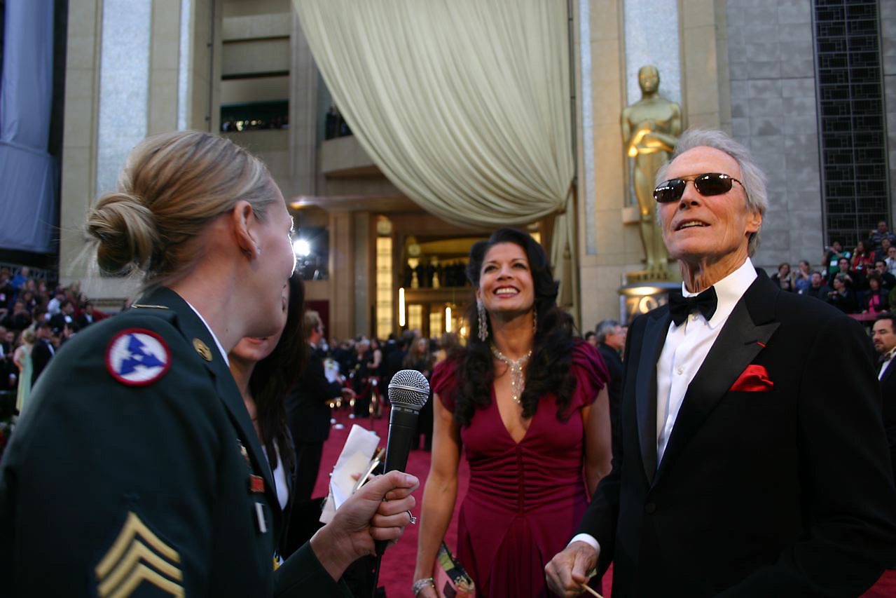 Dina Eastwood with husband Scott Fisher, married in a private ceremony