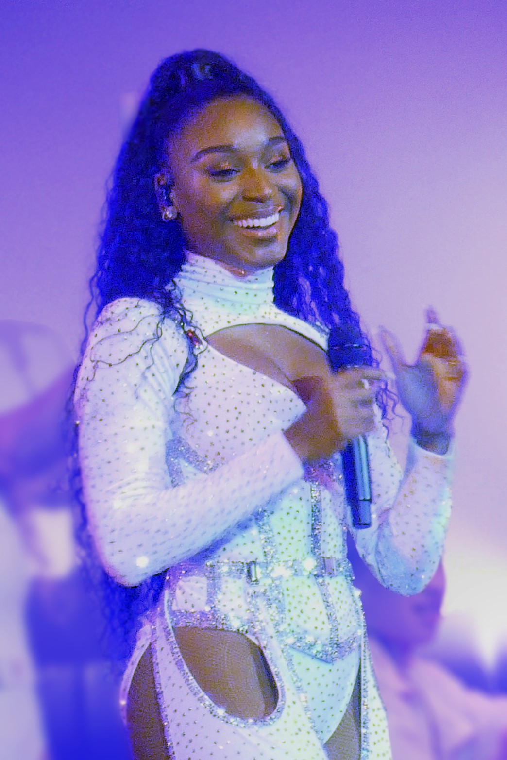 Normani performing on stage