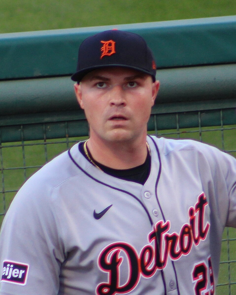 Tarik Skubal pitching for the Detroit Tigers