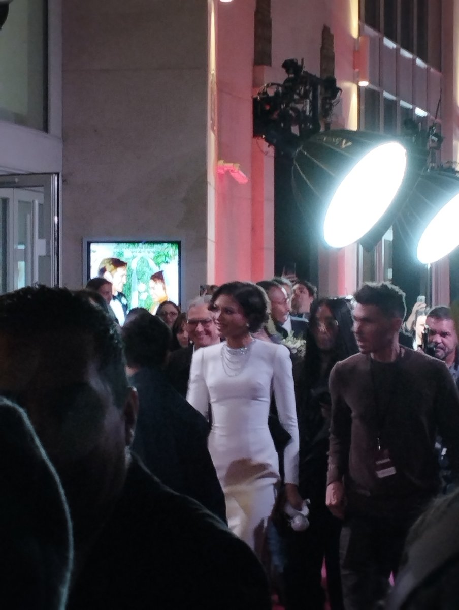 Zendaya photographed at the premiere of The Drama in Paris in March 2026