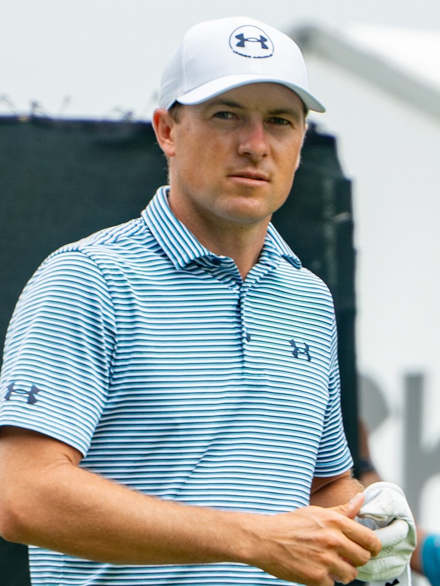 Jordan Spieth playing golf on the PGA Tour