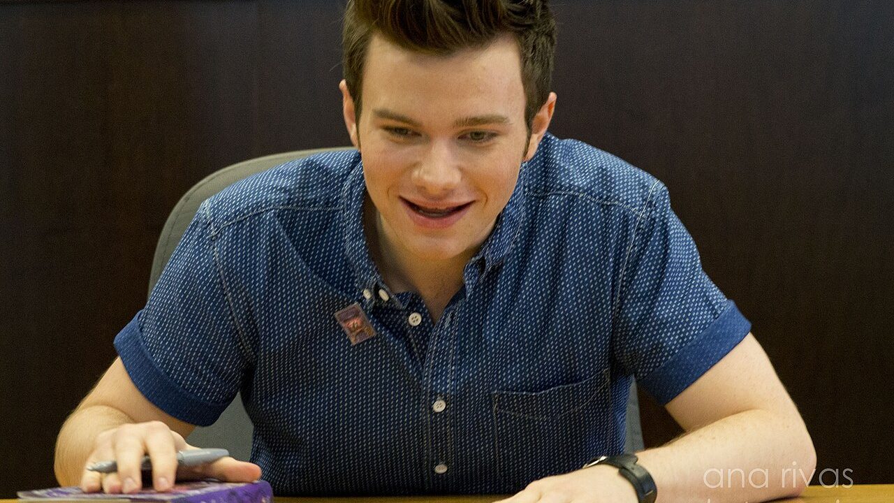 Chris Colfer then and now profile photo