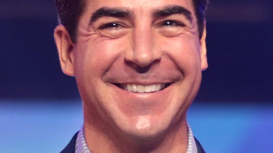 Jesse Watters speaking on the Fox News studio set