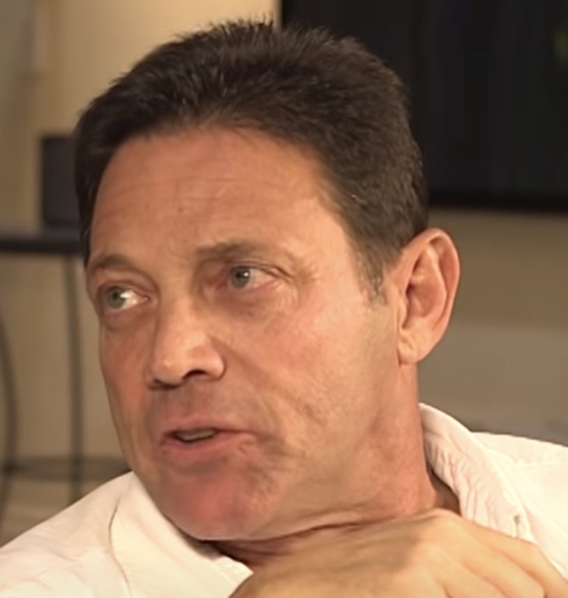 Jordan Belfort speaking at a business event