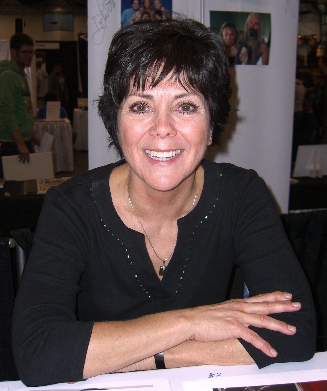 Joyce DeWitt smiling for a portrait