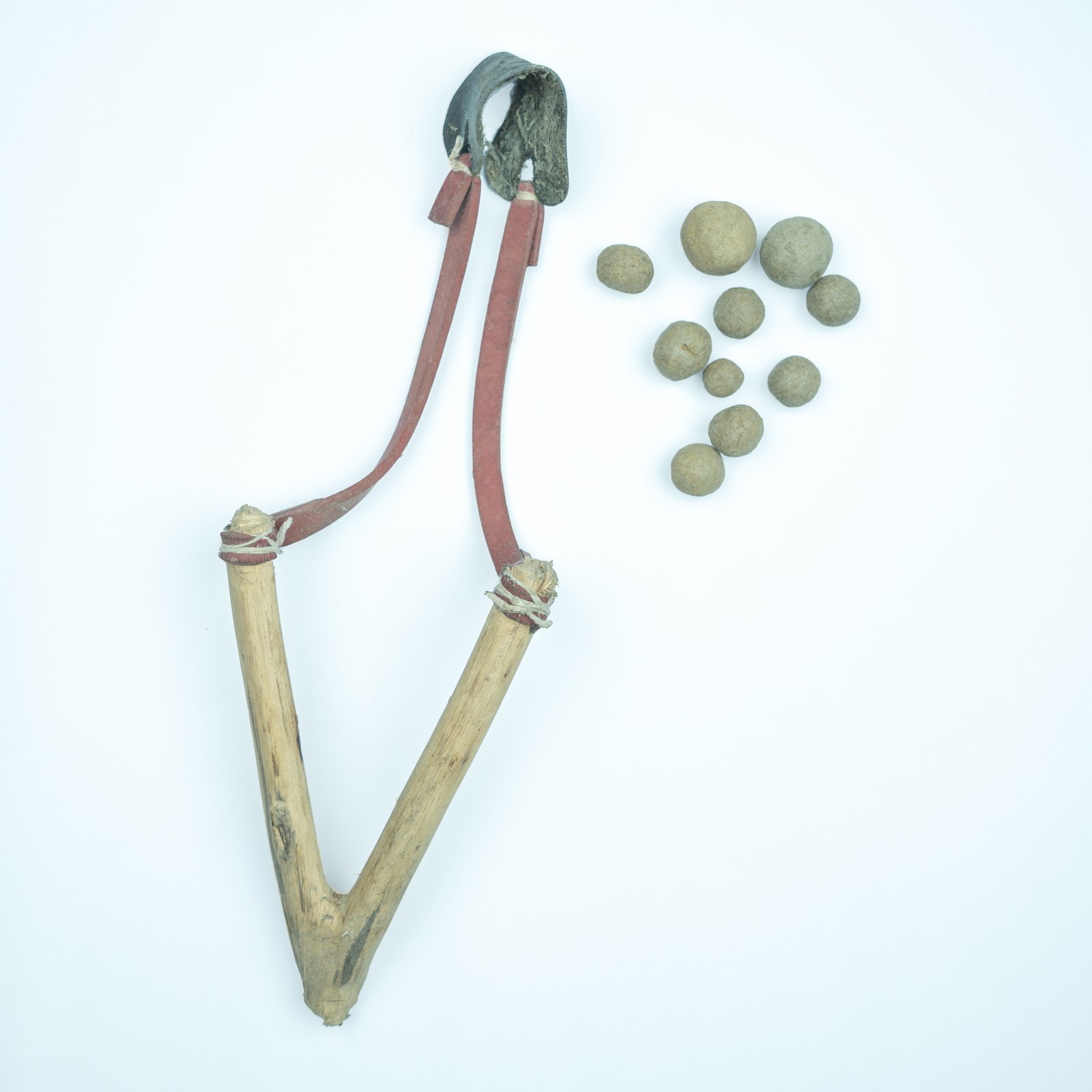 Thematic illustration: a wooden slingshot