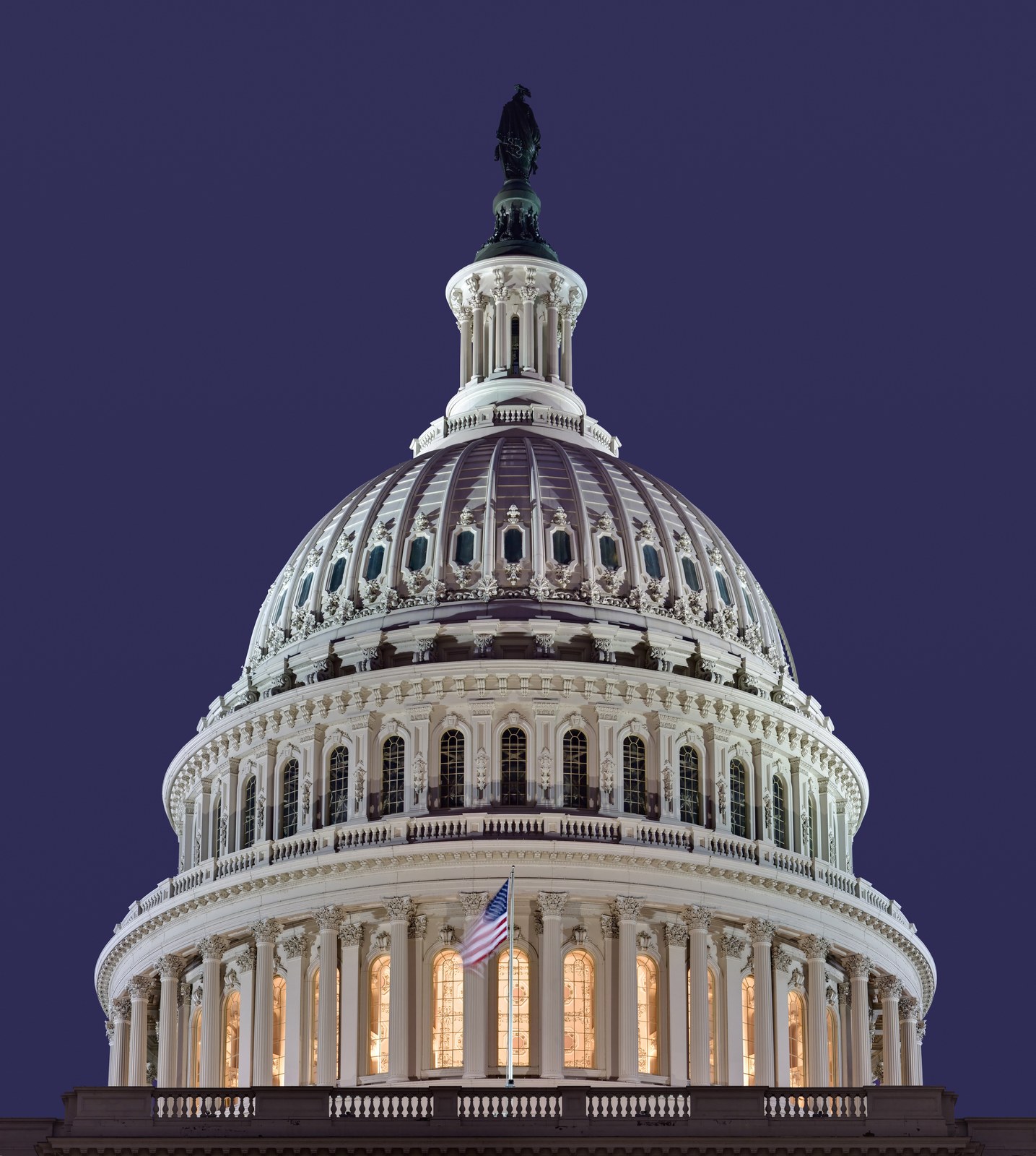 Thematic illustration: the dome of the United States Capitol