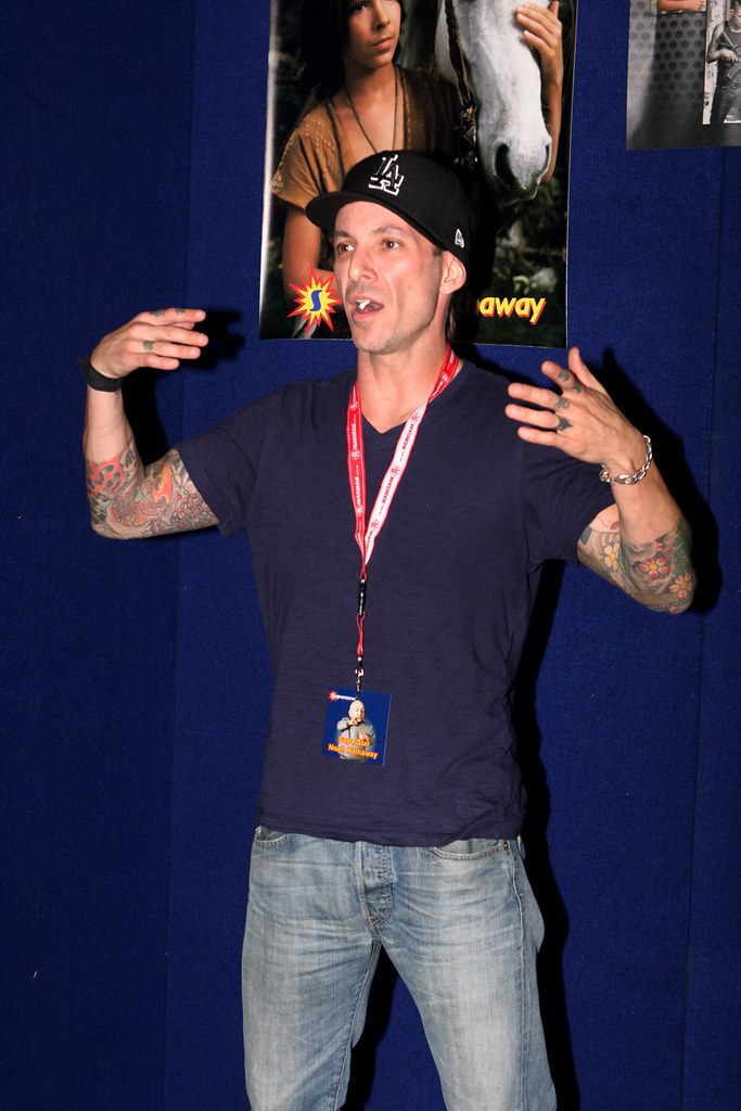 Noah Hathaway at a fan convention