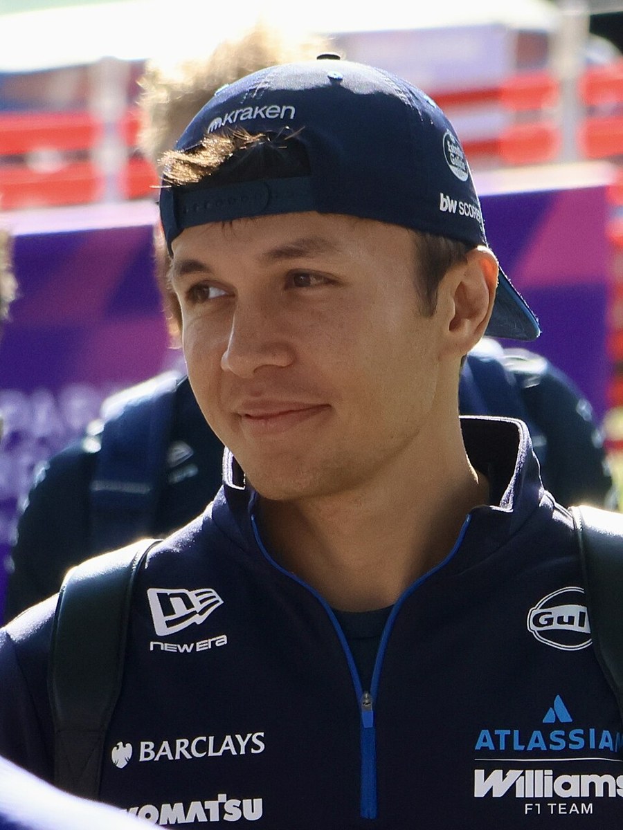 Alex Albon at a Formula 1 Grand Prix weekend