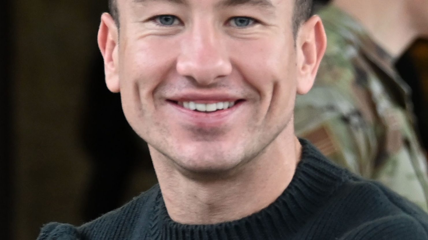 Barry Keoghan at a Masters of the Air reception at Joint Base Andrews in January 2024