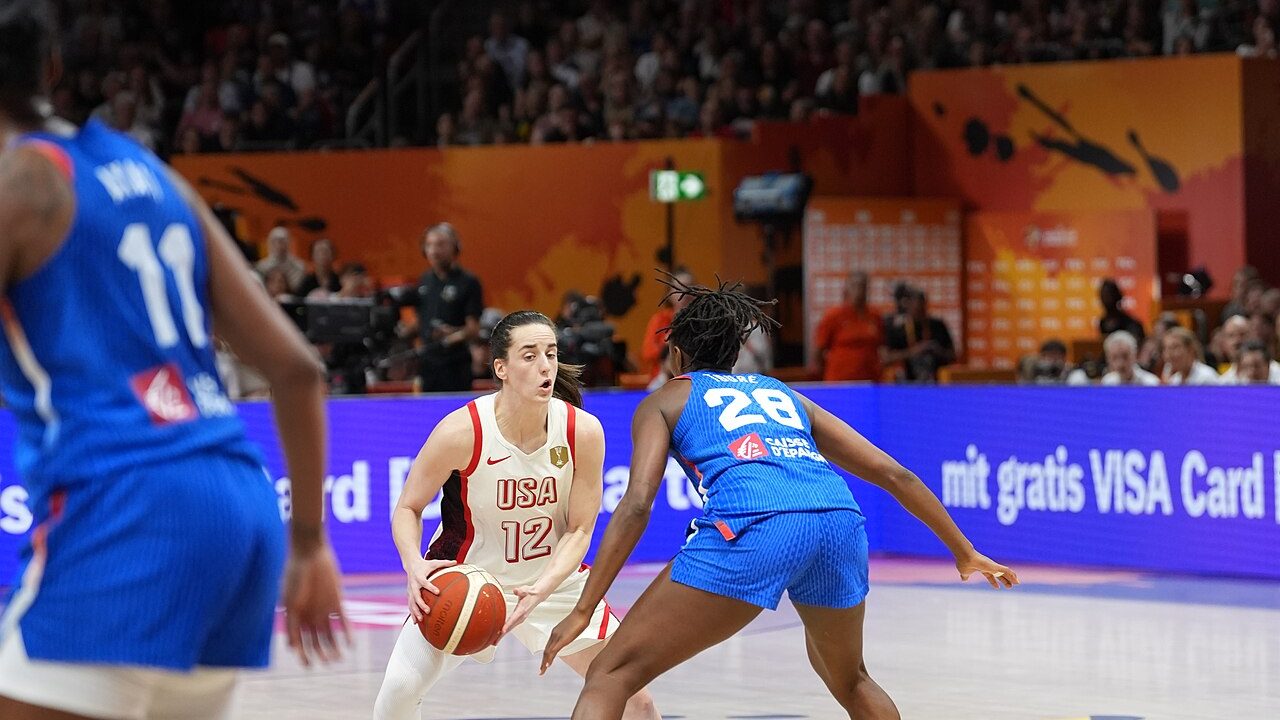 Caitlin Clark with Team USA in September 2026