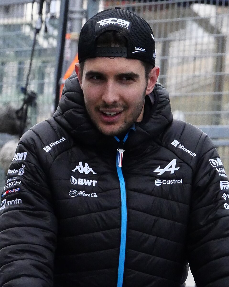 Esteban Ocon driving in Formula 1