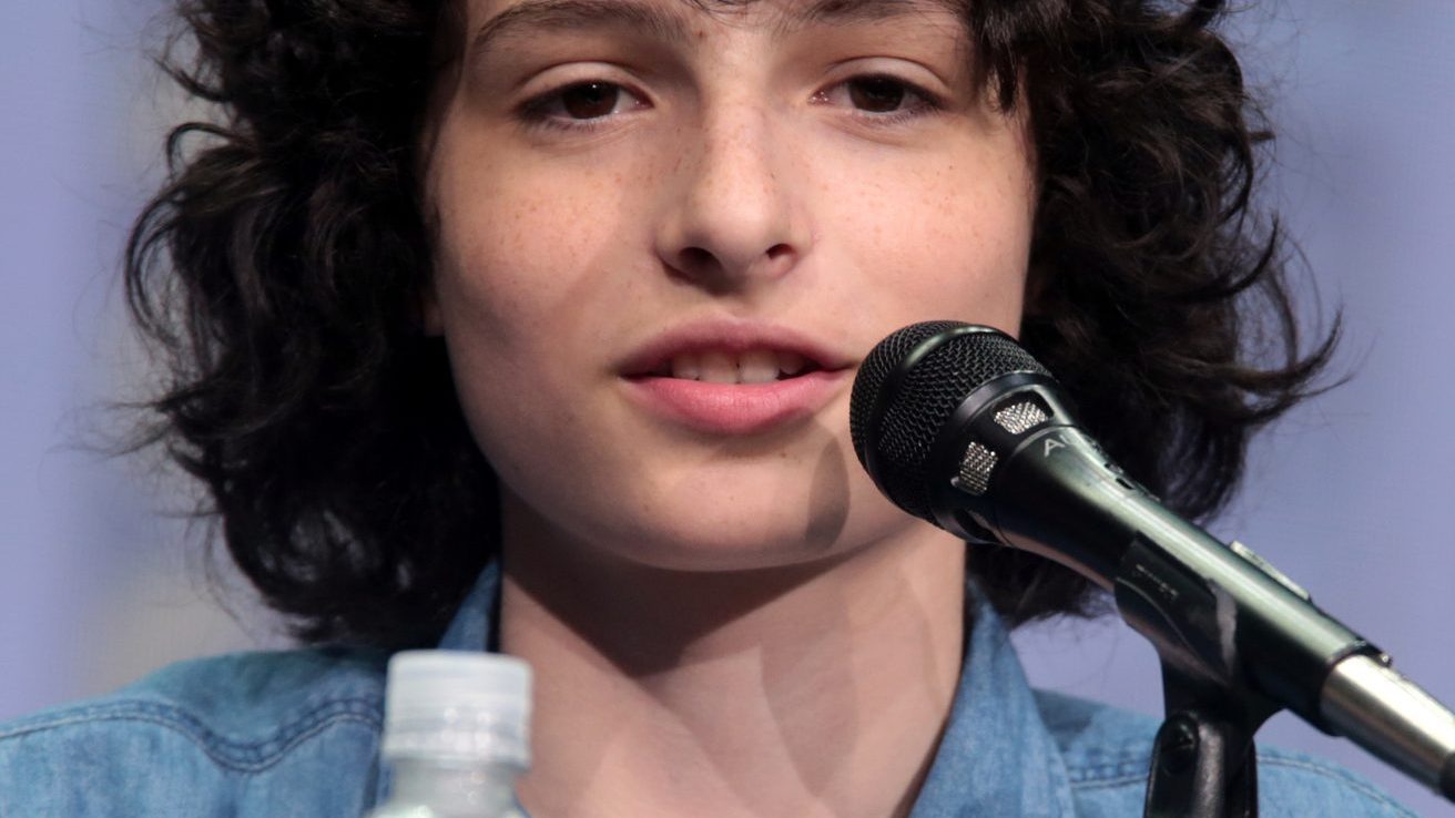 Finn Wolfhard speaking at San Diego Comic-Con in 2017