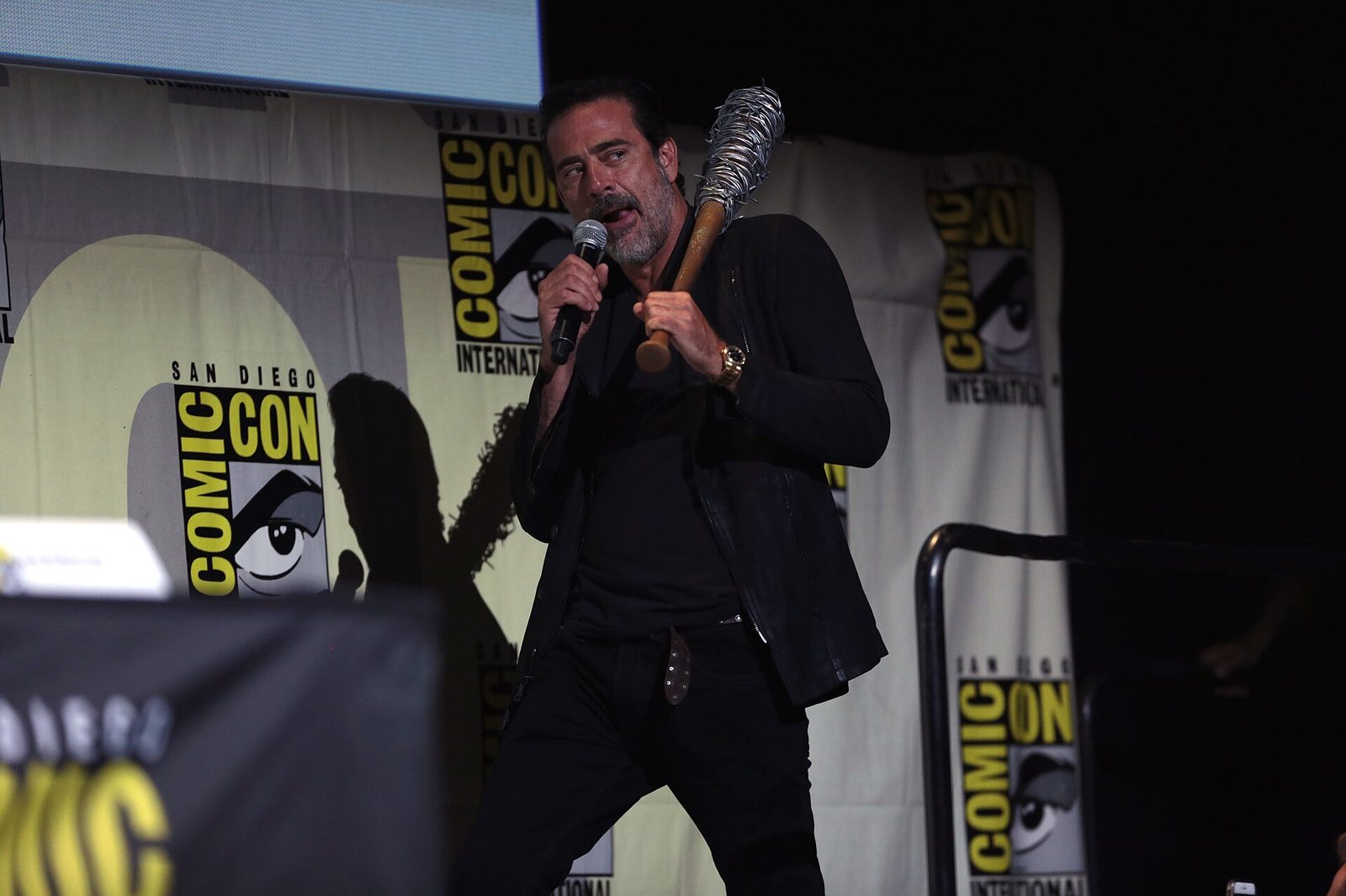 Jeffrey Dean Morgan with wife Hilarie Burton, married after a decade together