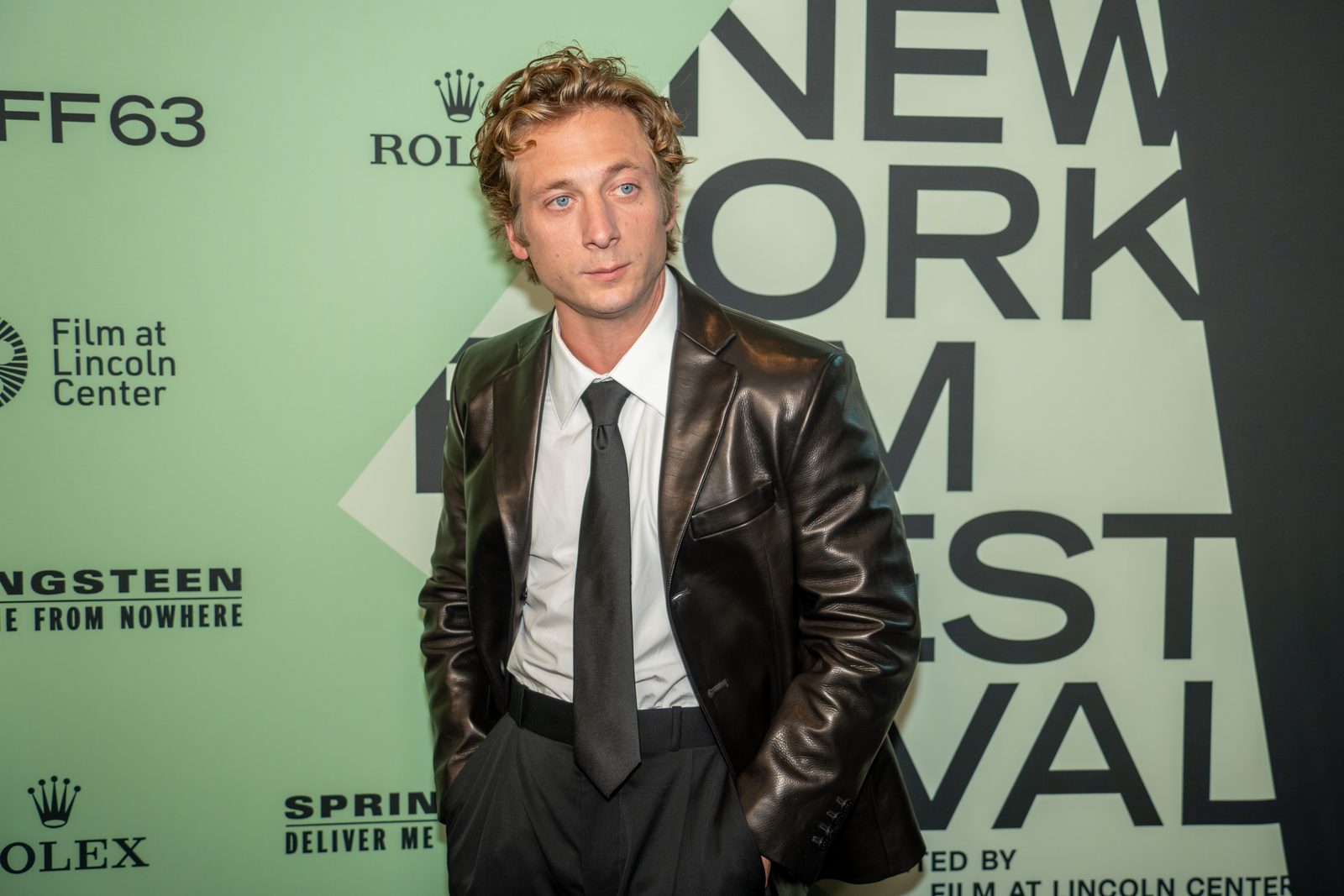 Jeremy Allen White at the New York Film Festival premiere of Springsteen: Deliver Me from Nowhere in 2025