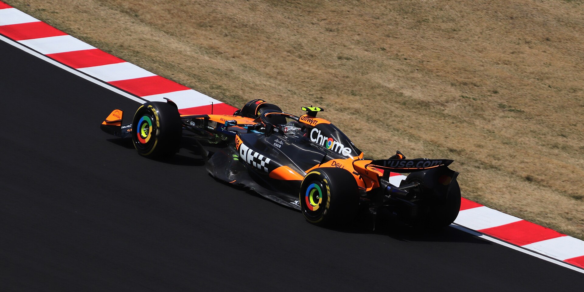 Lando Norris driving for McLaren at the 2025 Japanese Grand Prix