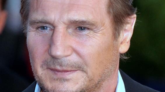 Liam Neeson at a film premiere