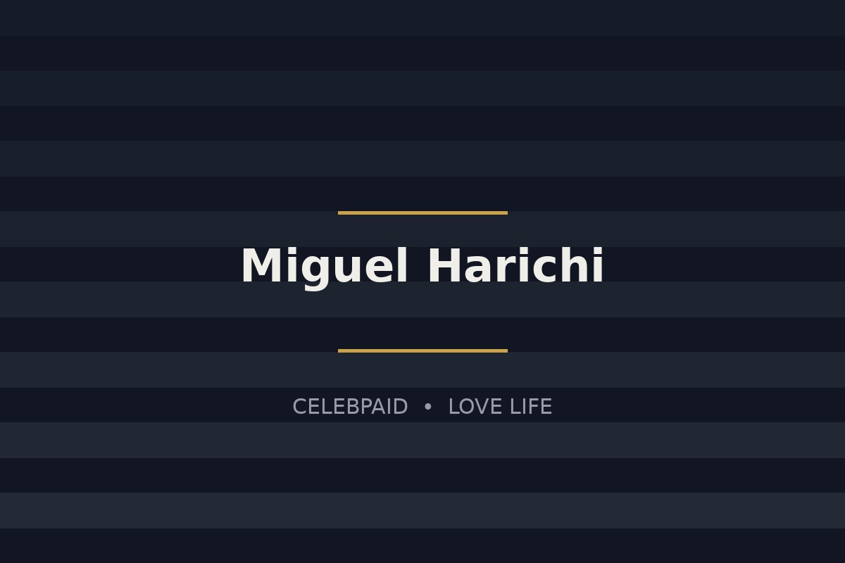 Photo illustration for the Miguel Harichi dating story